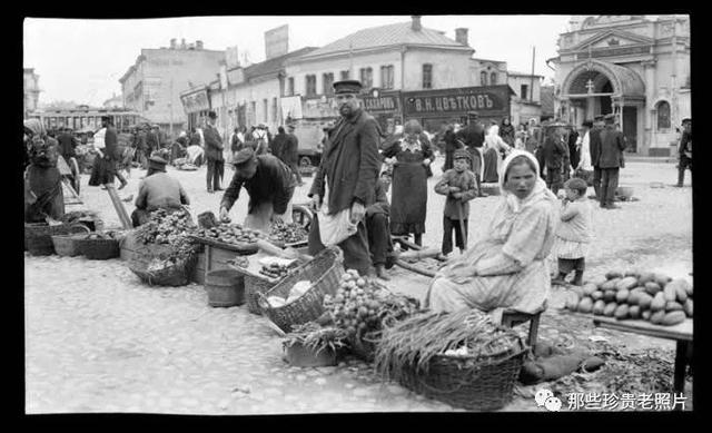 老照片：1909年繁华的莫斯科
