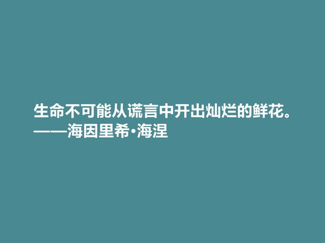 德国抒情诗人海涅十句佳话，思想深厚，爱情佳话尤其唯美，收藏了