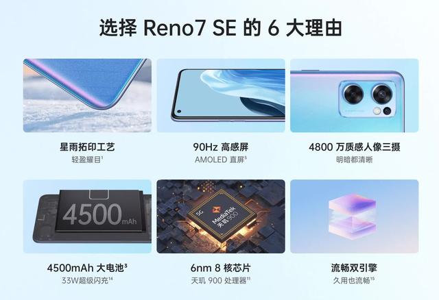 OPPO Reno 7 系列正式发布，三款型号分别售价 2199、2699、3699 起