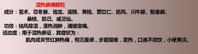 17种用于风湿的中成药！建议收藏