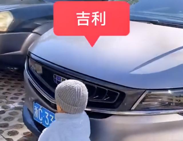 浙江一岁萌娃说不清话却已是“认车大师”，小区里的车标全能认对