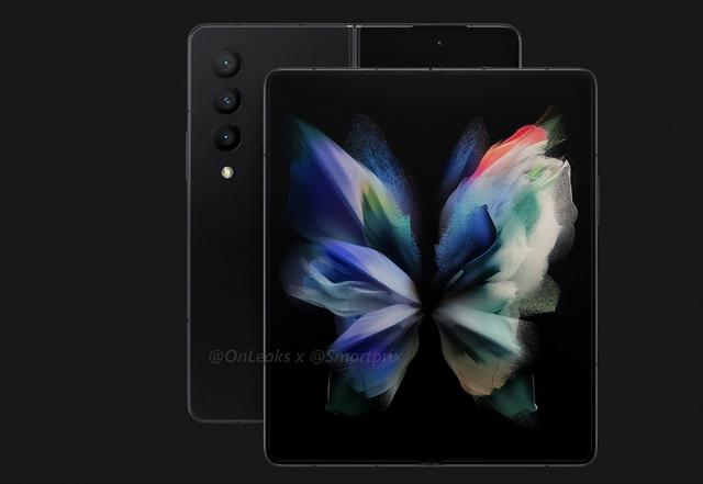 三星 Galaxy Z Fold4 渲染图曝光 采用可折叠的设计