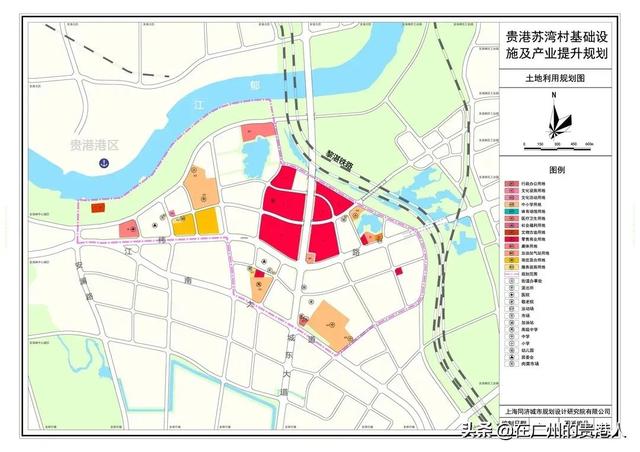 贵港港南城区总规划图