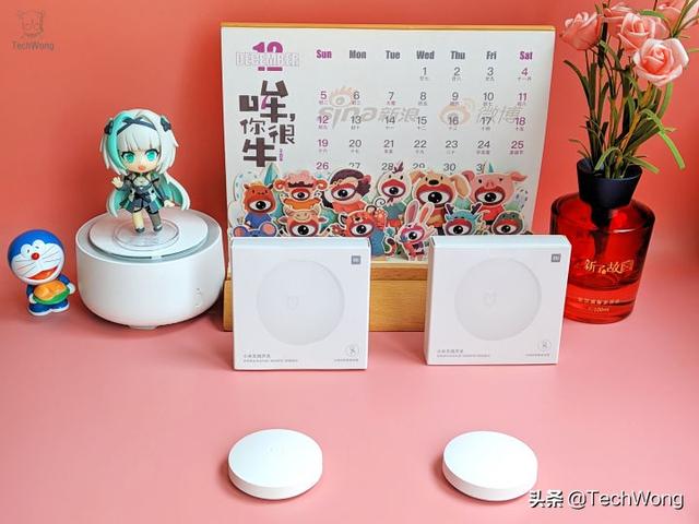 小米无线开关，精致小巧，让你一手掌控所有智能家电