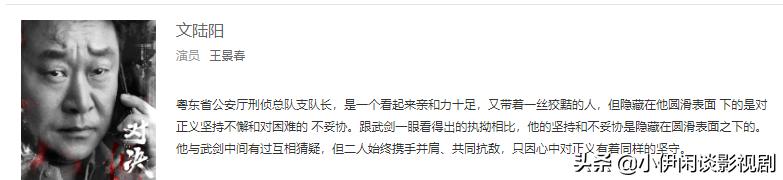 《对决》集合三部经典悬疑片演员，五大实力派助阵，这剧稳赢了