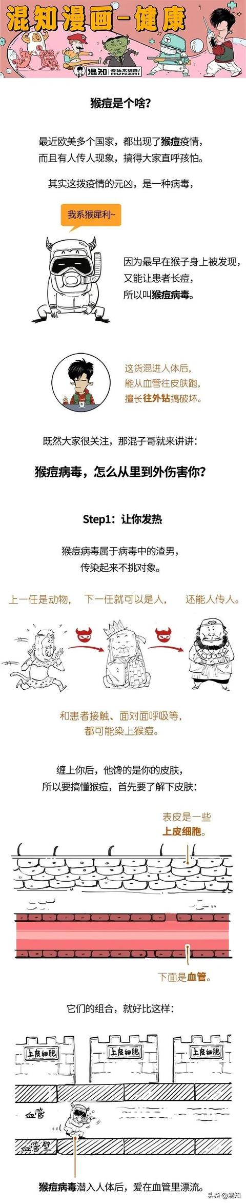 猴痘病毒扩散15个国家，有多可怕？来看看它怎么从里到外伤害你