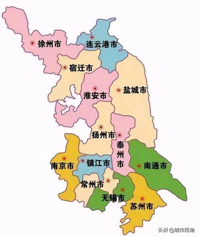 江苏省几大城市排名（江苏作为全国的经济大省）