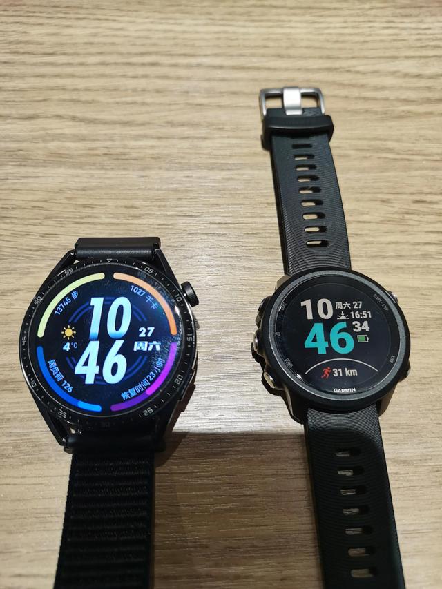 华为GT3 vs 佳明245