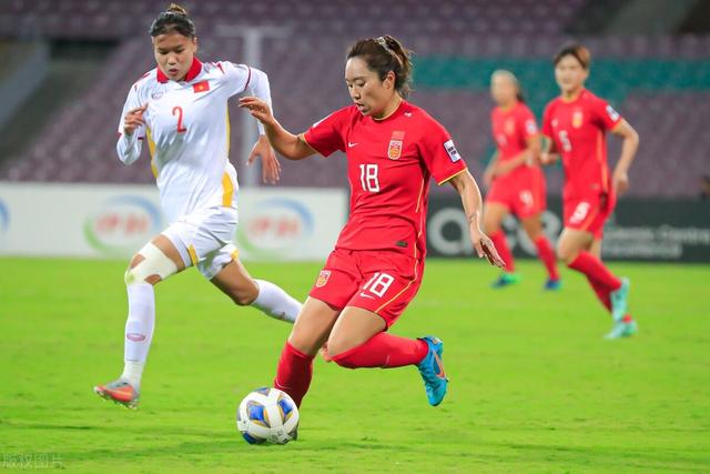 3-1，控球超7成造14射！中国女足逆转越南队，提前锁定世界杯名额