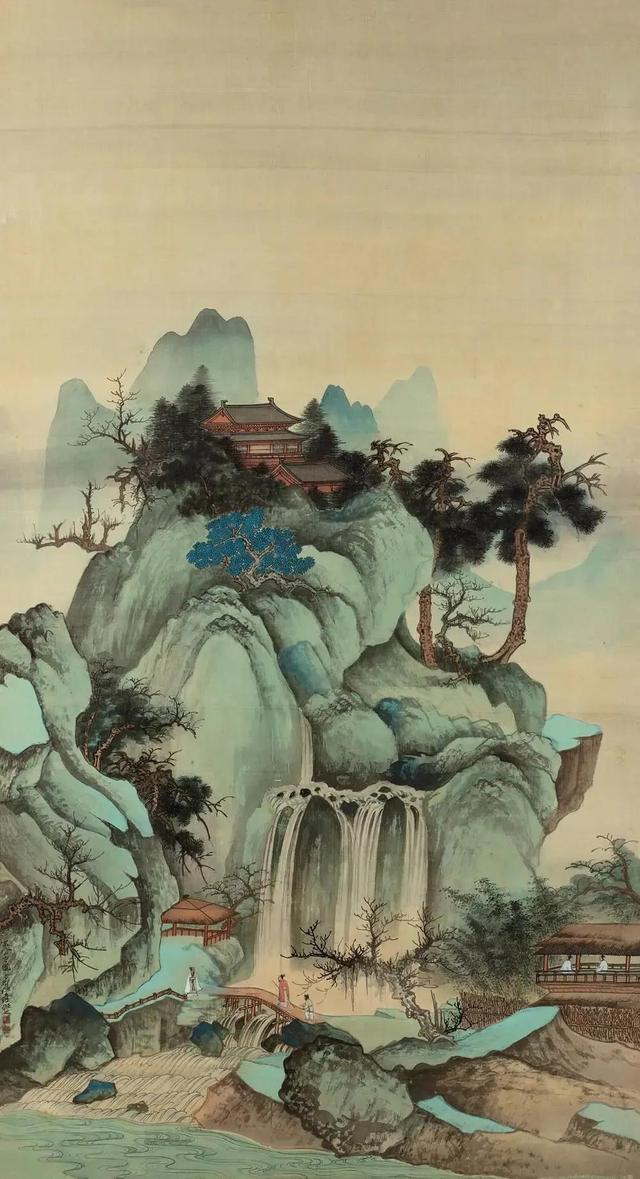 国色山水画插图