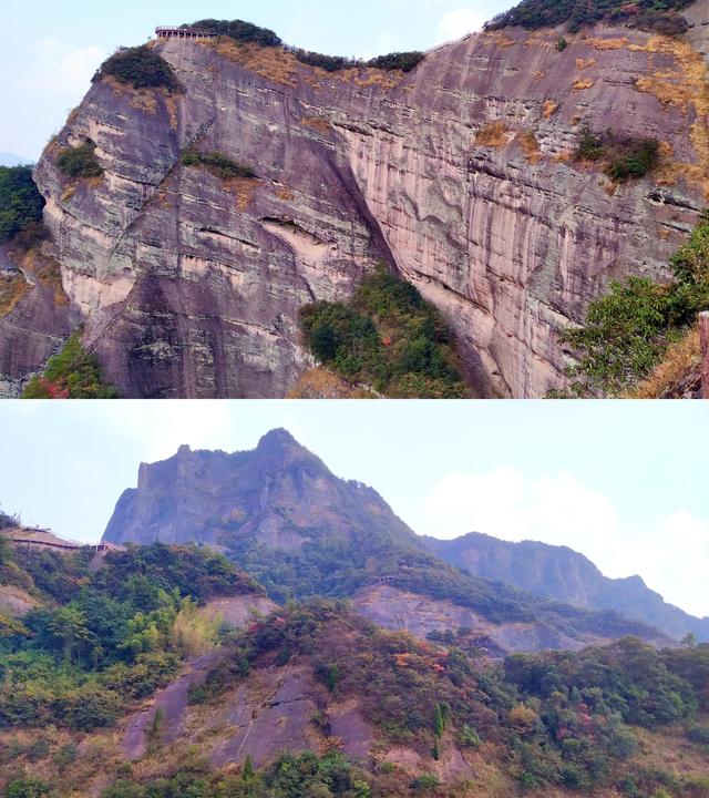 主要是降龍庵風景區(這部分風景若從湖南崀山上山是看不到的)④八角寨