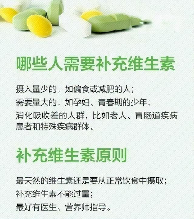维生素缺乏症一览表，不妨自查一下，看看自己缺什么，分享+收藏