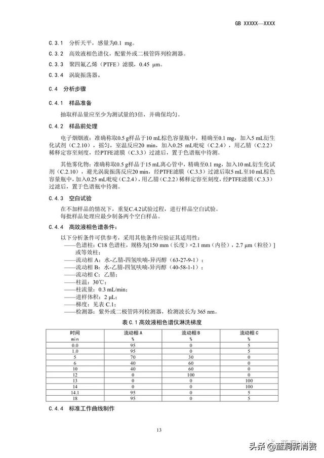 强制性电子烟国标征求意见稿发布：尼古丁含量不高于20mg/g