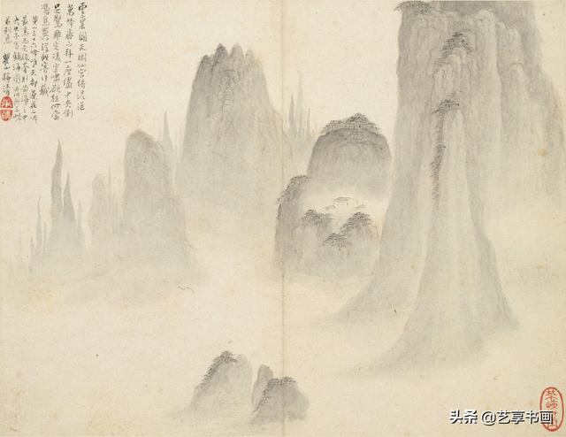 《梅青仙》是中国山水画选集，充满空气，意境无限插图