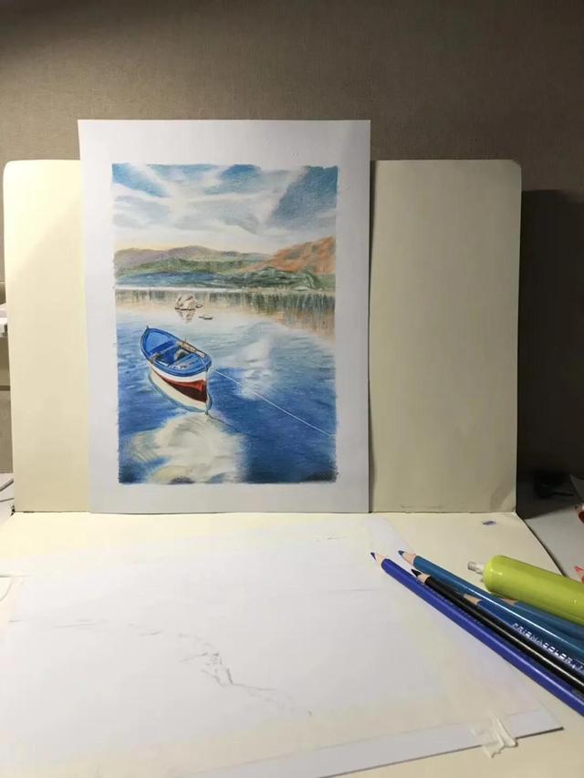 全职宝妈的画画过程