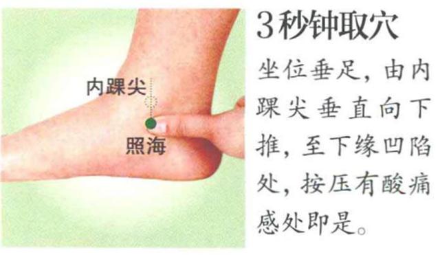 “八脉交汇穴”照海穴——调理咽喉炎、失眠和眼疾