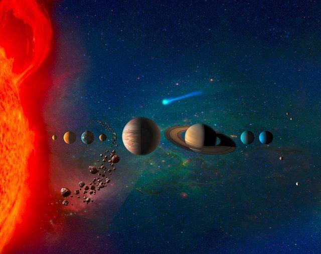 地球一直漂浮在太空中，为何其重达60万亿亿吨，却不会向下坠落？