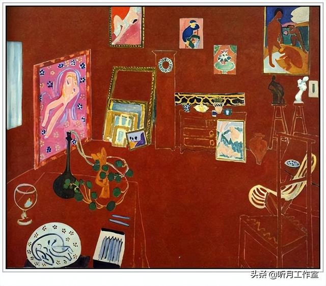 法国著名画家,雕塑家,版画家亨利·马蒂斯《红色房间》赏析