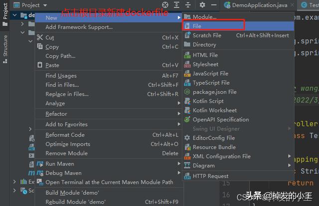 使用Dockerfile构建Springboot项目为Docker镜像，并发布测试通过