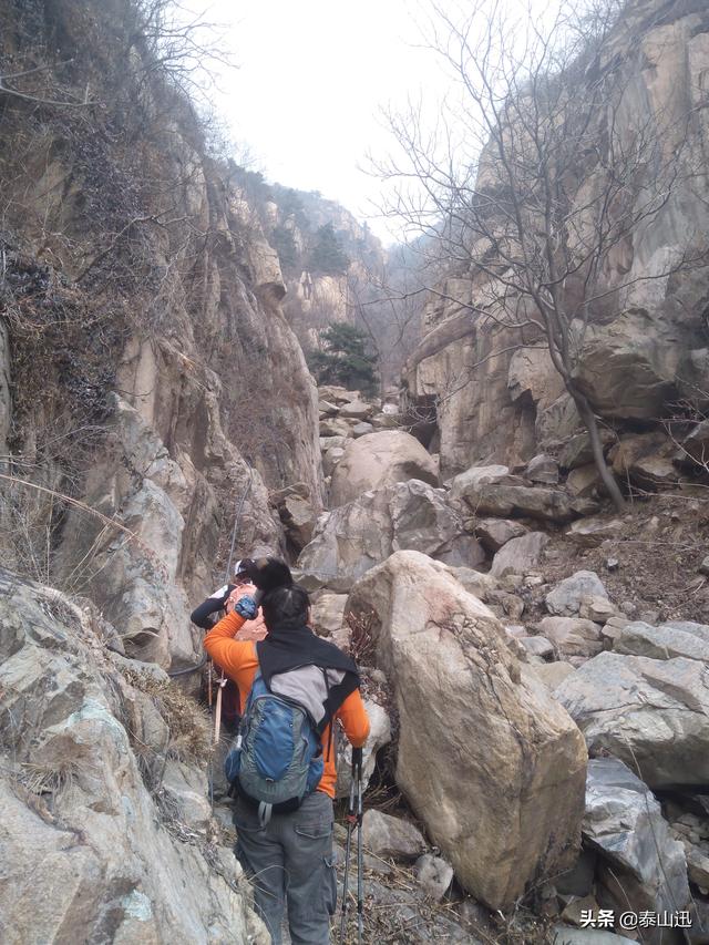 驢行泰山之黃崖山西山梁橫嶺