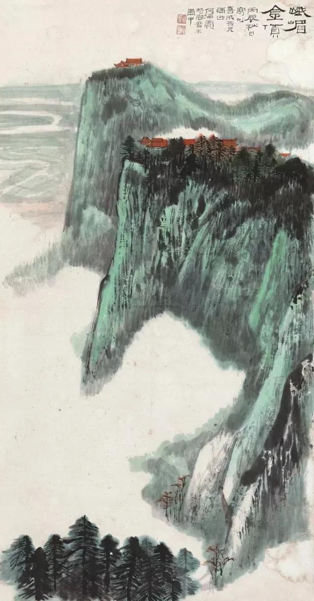 国色山水画插图