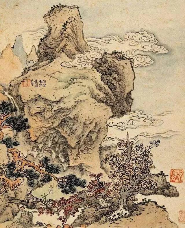 明朝著名画家兰英的风景画选集，请欣赏插图