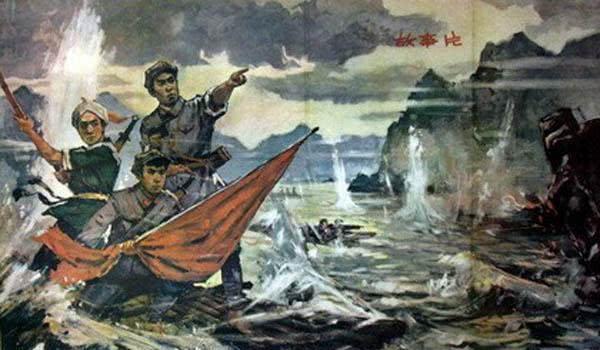 1935年3万红军被围，危急时刻一小战士提出主意，毛主席赞叹不已