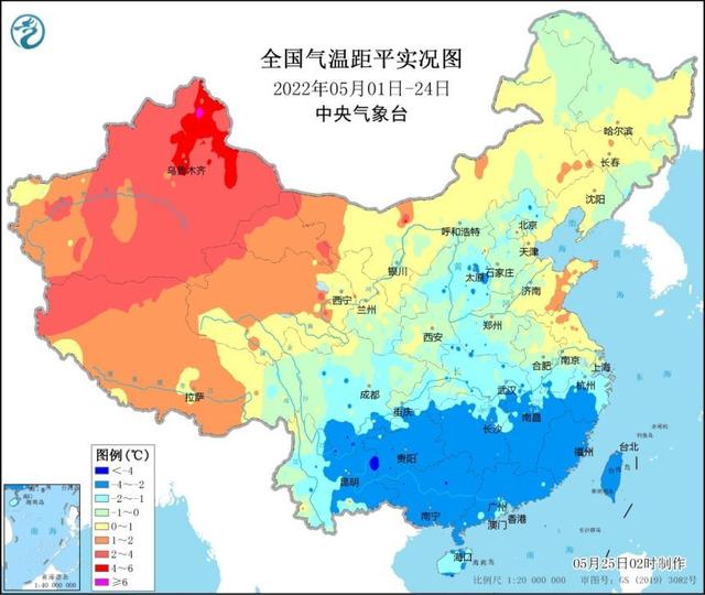 5月底北方“热情”高涨 江南延续“多雨模式”难入夏 全国天气预报