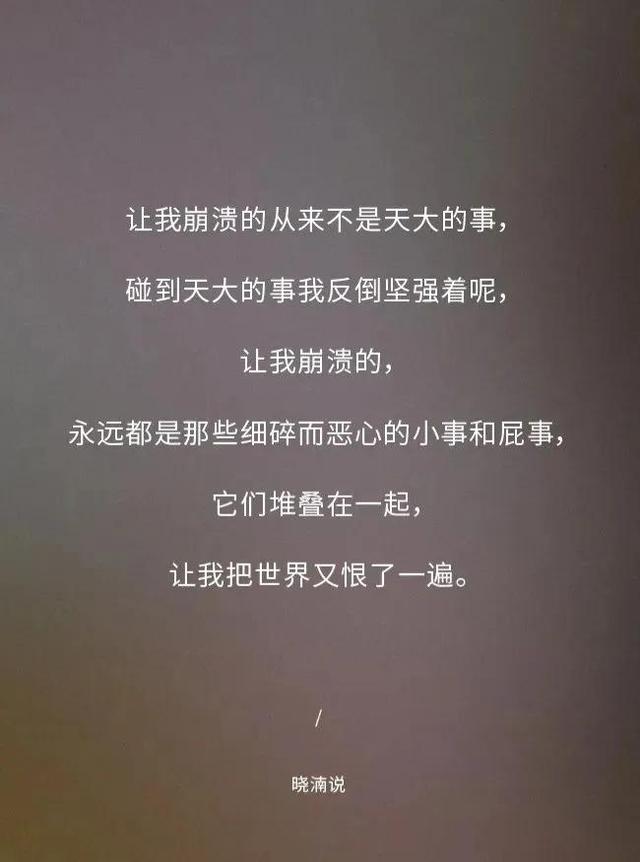 一句人间真实