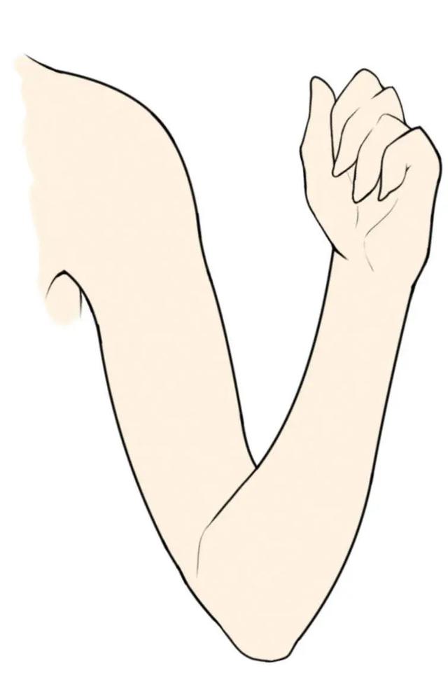 美少女插画的画法-表现动作和情绪的写实"手臂"(肘部)的画法_健康症状