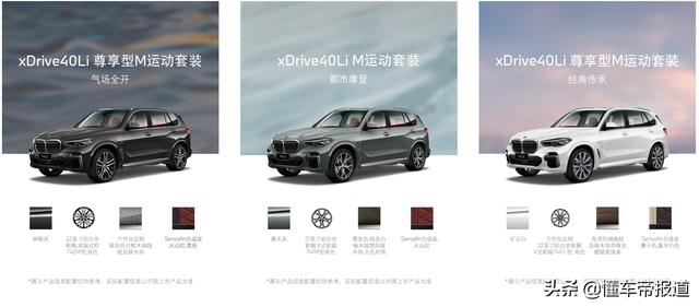 国产宝马X5四款车型配置解析