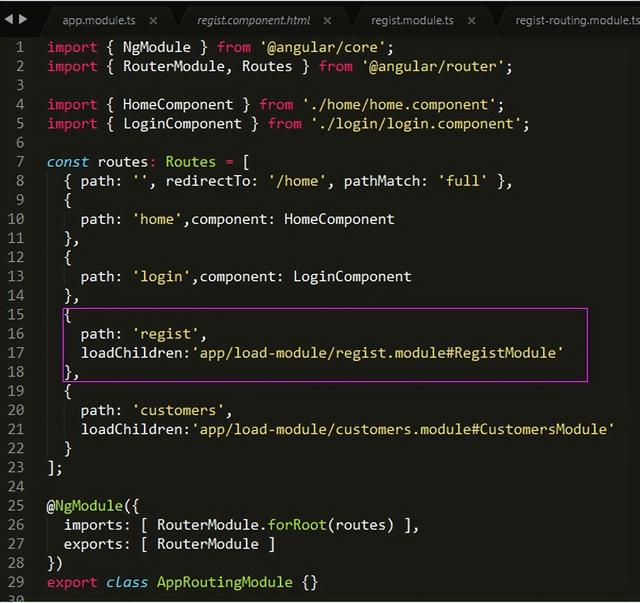 「Angular项目实战」Angular5项目模块划分