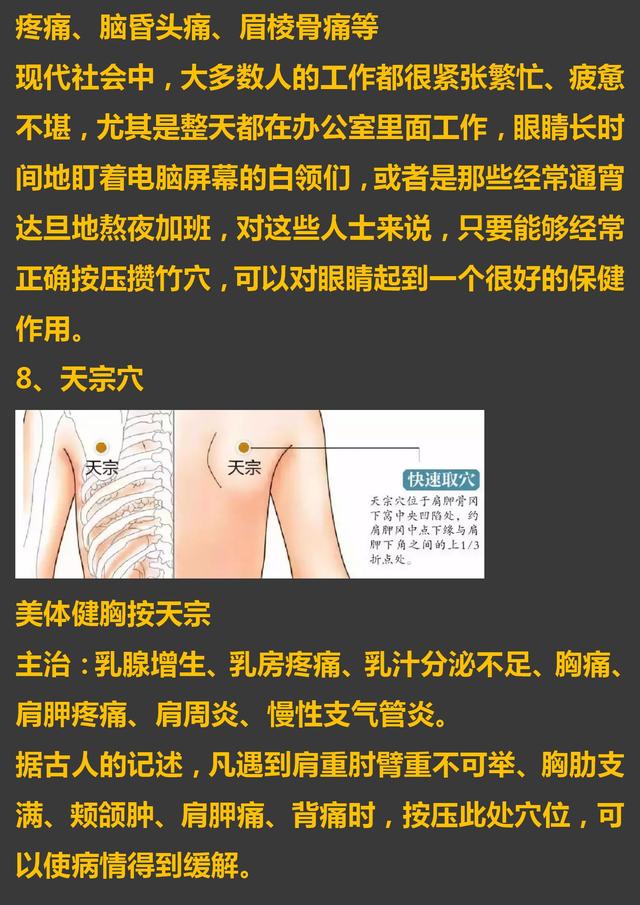30个常见疾病特效穴位大全，超级实用的中医知识，收藏起来吧