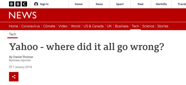 雅虎宣布：正式退出中国