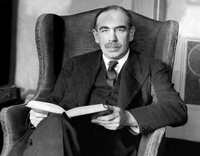 约翰·梅纳德·凯恩斯,英国经济学家.