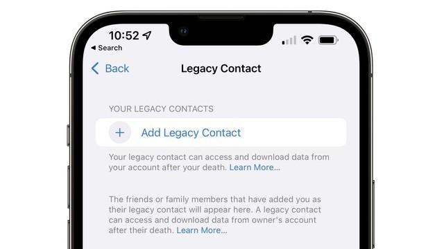 iOS 15.2来了！家人可查看去世用户个人数据