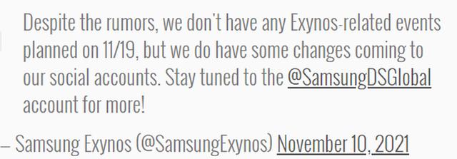 三星官方宣布，本月19日不会推出猎户座芯片产品