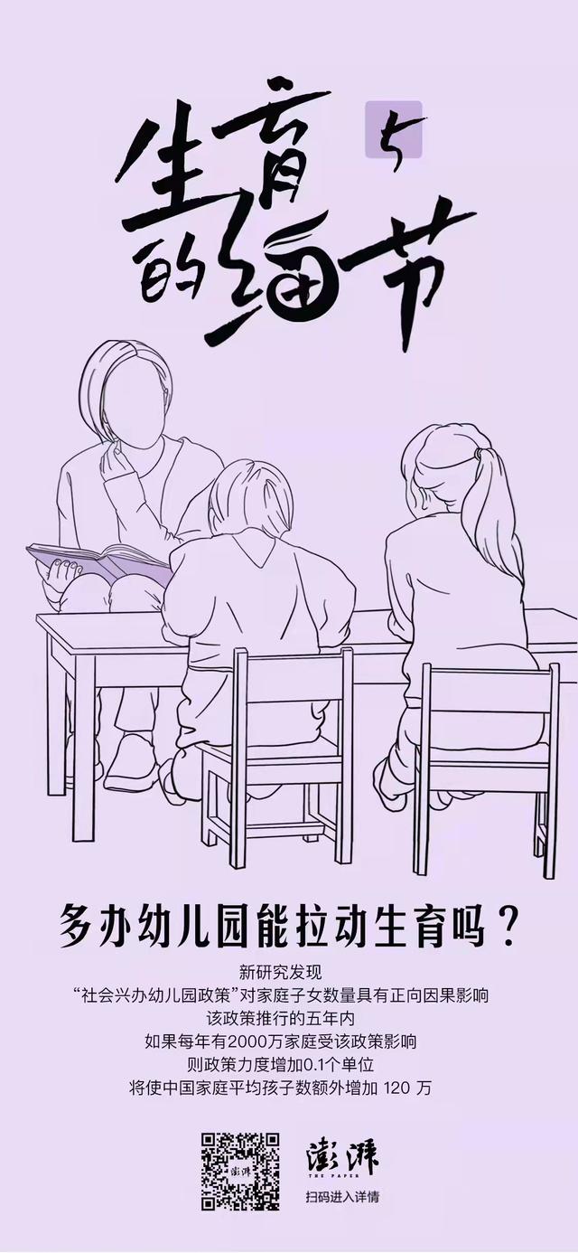 生育的细节⑤｜多办幼儿园能拉动生育吗？新研究给出肯定答案