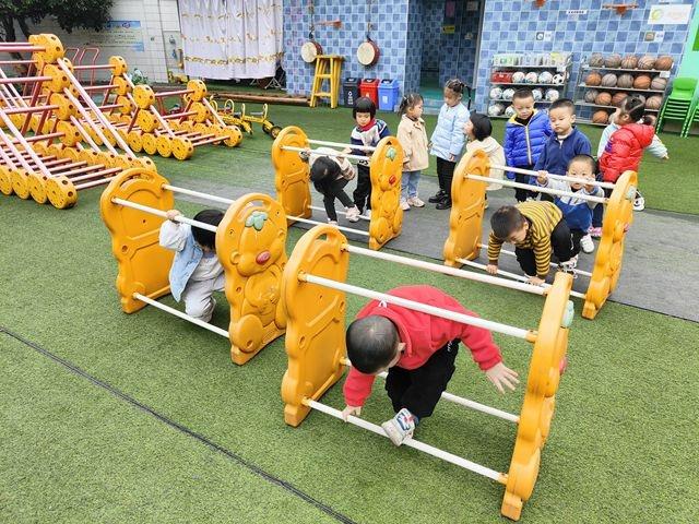 城北幼教育集团：课后延时活动之玩转体能，趣享不停