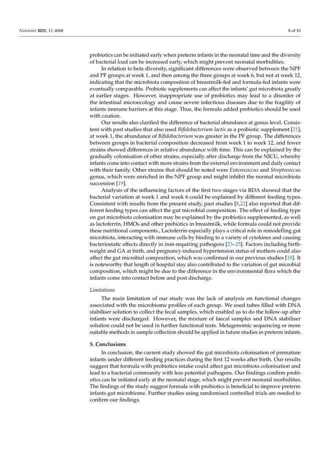 【妇产学术】阴赪宏教授团队在JCRQ1区期刊发文阐述不同喂养条件下早产儿的肠菌定植情况