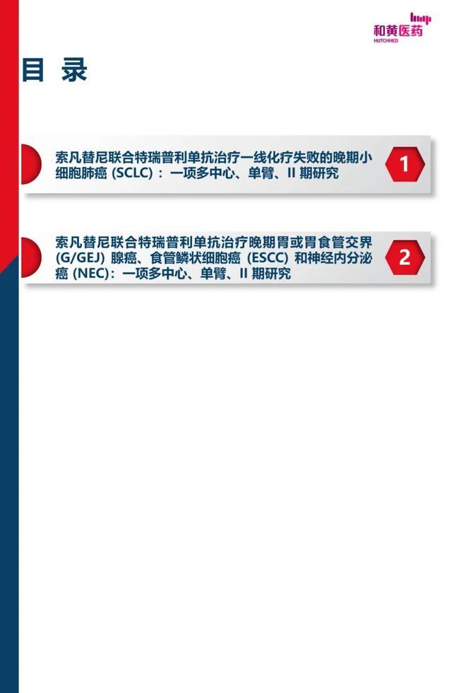 2021 ESMO-IO 前沿進展-索凡替尼最新研究進展速遞