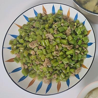 四季豆炒肉的做法