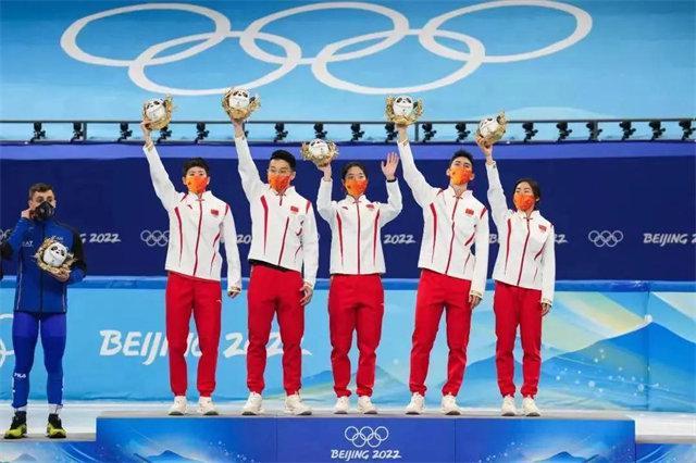 北京冬奧會中國首金（冬奧會男子短道速滑混合接力決賽）