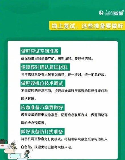 转存！考研复试实用攻略