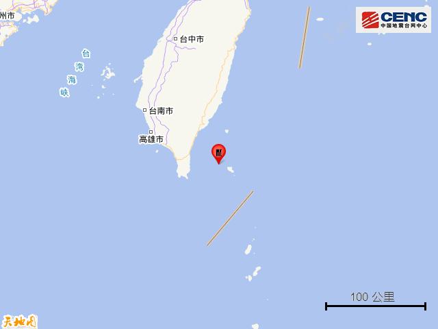 台湾东部接连发生地震 最大震级6.6级 福建多地有感