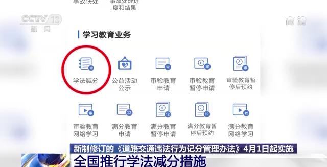 交通违法记分大调整，4月1日起这些行为不再扣分！