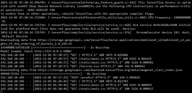 基于 docker 和 Flask 的深度学习模型部署
