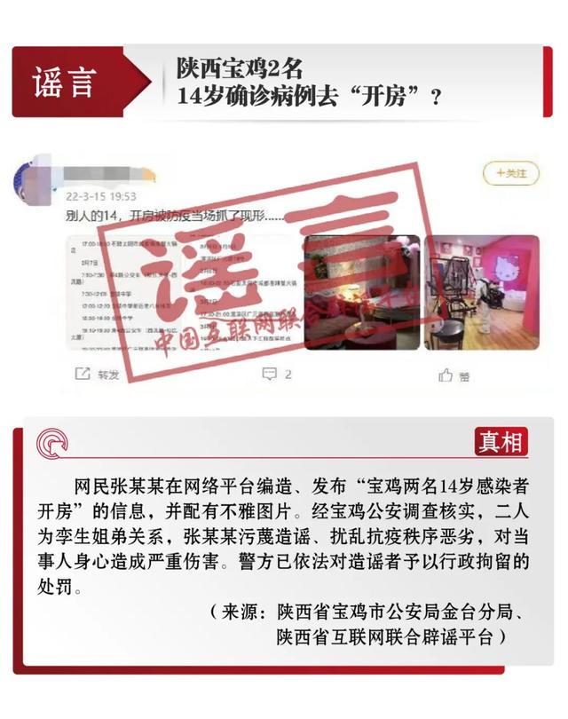 打击网络谣言 共建清朗家园 中国互联网联合辟谣平台3月辟谣榜