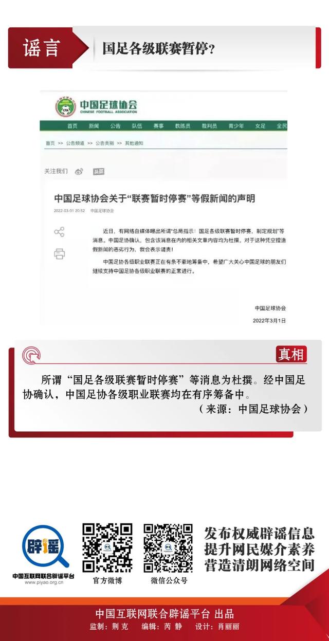 打击网络谣言 共建清朗家园 中国互联网联合辟谣平台3月辟谣榜