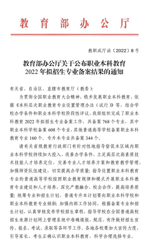 喜报 | 宁师新增5个职业本科教育专业